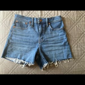 Madewell High Rise Cutoff Shorts